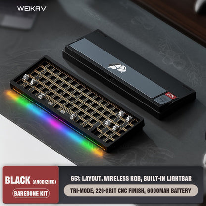 Weikav Nut65 Black Mechanical Keyboard Barebone