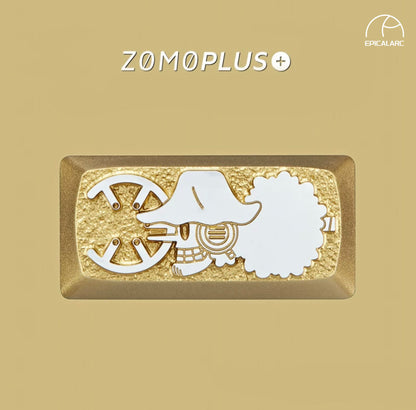 One Piece Usopp Aluminum Artisan Key Cap