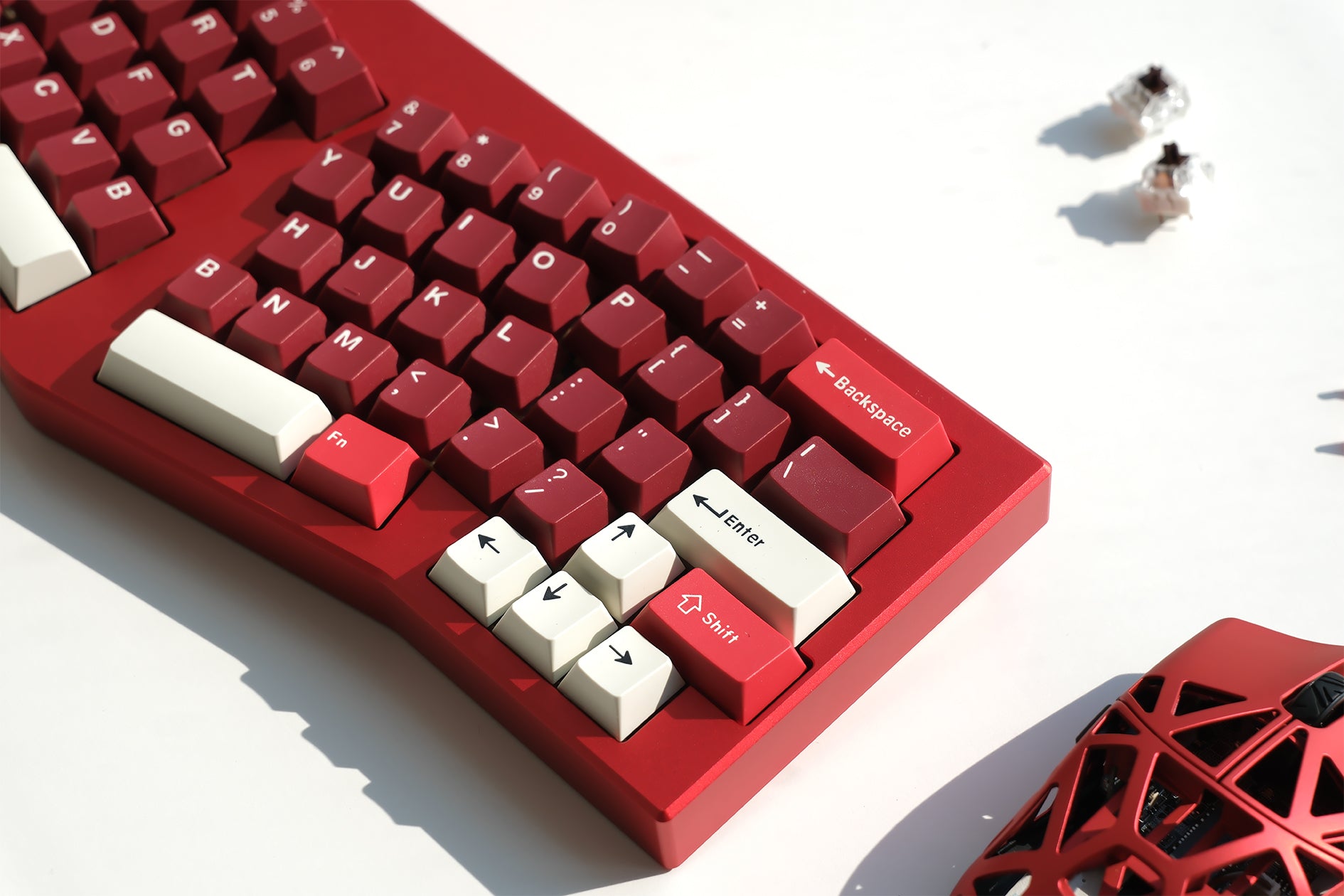 Weikav Record65 V2 Red Velvet Mechanical Keyboard