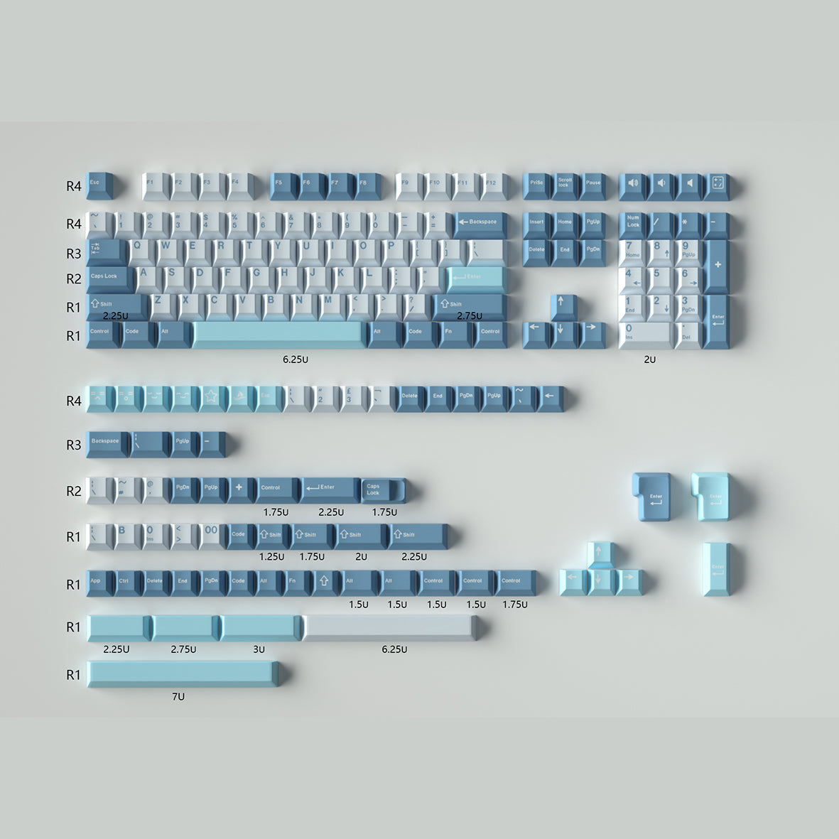 Sea-Salt Saké Key Cap Set
