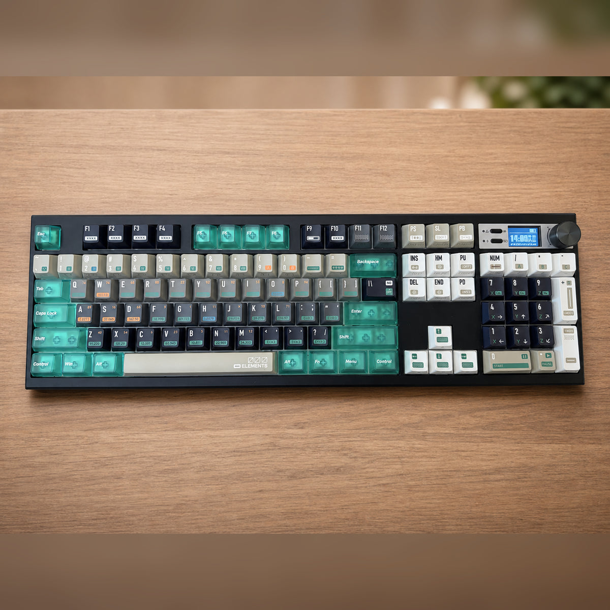 SOUL104 Black | Chemistry Lab Mechanical Keyboard